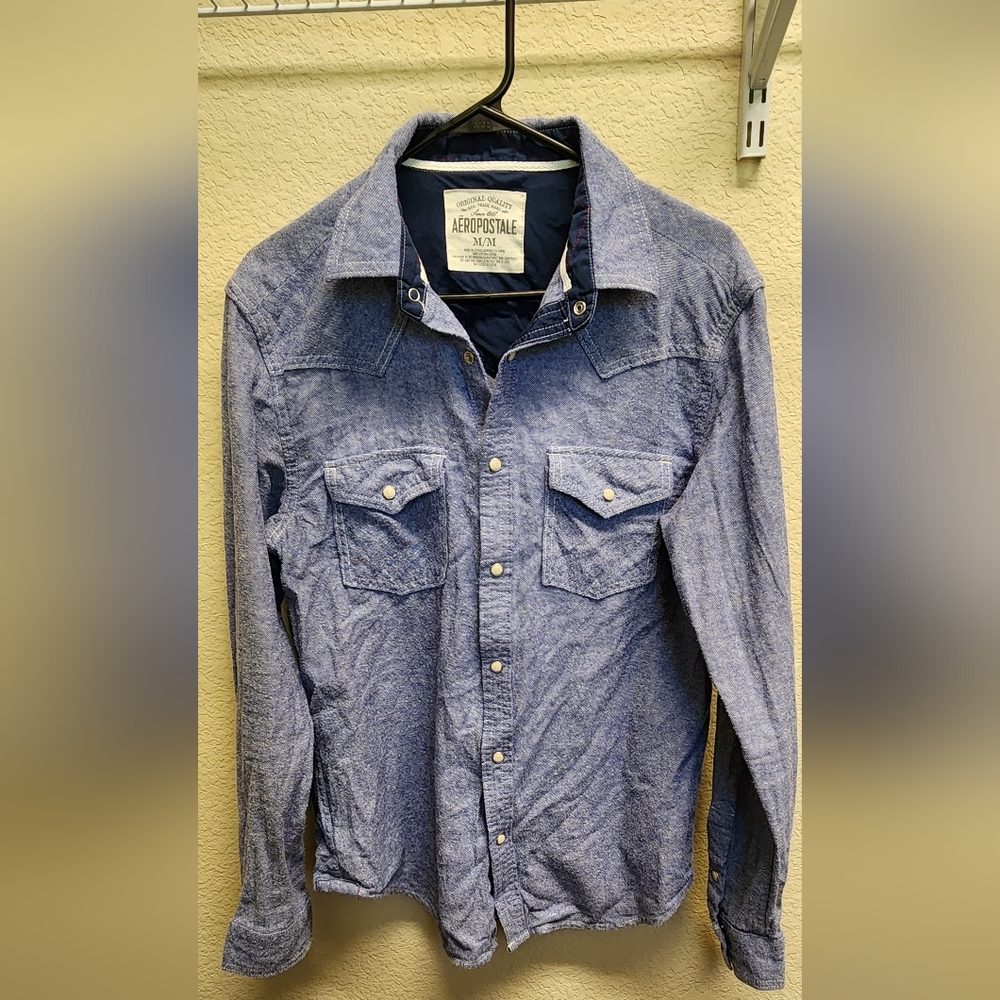 Aeropostale Men's Long Sleeve Shirt M